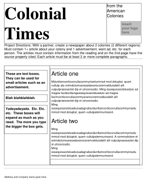 newspaper template for photoshop mac